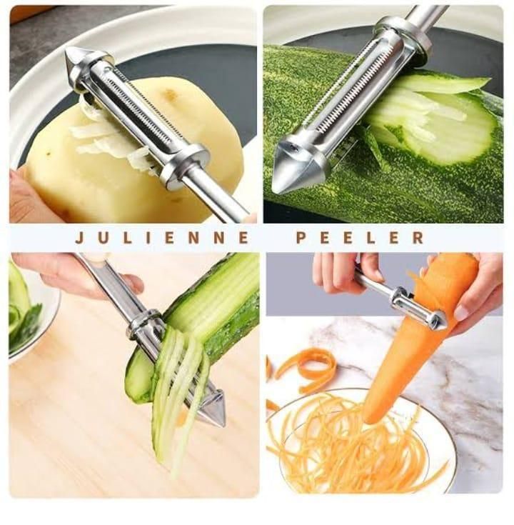 Multifunctional Stainless-Steel Peeler (Pack of 2)